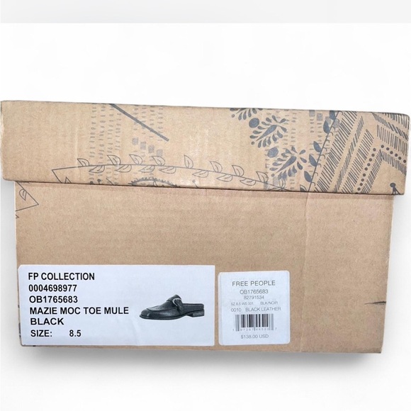 NWT Free People "Mazie Moc Toe Mule" Size 8.5 - Picture 8 of 10